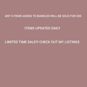 BUNDLE DEALS/ SALES EVERYTHING MUST GO!!!